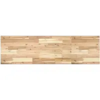 vidaXL Wandschap zwevend 160x40x2 cm onbehandeld massief acaciahout