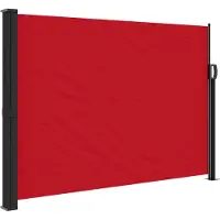 vidaXL Windscherm uittrekbaar 140x600 cm rood