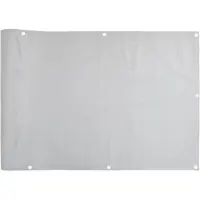 vidaXL Balkonscherm 500x120 cm PVC grijs
