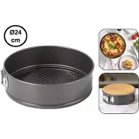 PD - Bakvorm - Springvorm - Taartvorm - Springvorm 24 cm - Anti Aanbak Laag - Ø 24 cm - Zwart