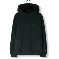 Lyle & Scott Lyle and Scott Jongens hoodie cargo pocket argyle teal