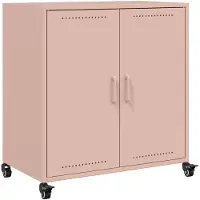 vidaXL Dressoir Rosa, 68x39x72 cm, staal