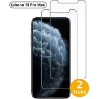 Universeel Bovista Telefoon Glasplaatje - Beschermglas - Glaasje - Screen Protector - Screenprotector - Extra Sterk - Shockproof - Premium Protection - Geschikt Voor Iphone 13 Pro Max