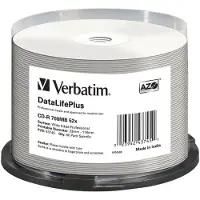 Verbatim DataLifePlus - CD-R x 50 - 700 Mo - support de stockage