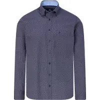 Campbell Casual overhemd Donkerblauw
