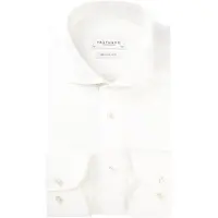 Profuomo overhemd zakelijk slim fit wit wide spread
