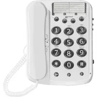 Geemarc Telecom DALLAS 10 - Téléphone filaire - blanc