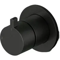 Hotbath Ace AC111EXT afbouwdeel inbouw 2-weg omstel geborsteld zwart PVD