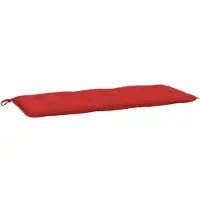 vidaXL Tuinbankkussen 120x50x7 cm oxford stof rood