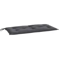 vidaXL Tuinbankkussen 110x50x7 cm oxford stof antracietkleurig