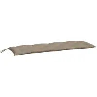 vidaXL Tuinbankkussen 150x50x7 cm oxford stof taupe