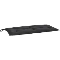vidaXL Tuinbankkussen 110x50x7 cm oxford stof zwart