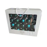 House of Seasons Kerstballen Set - 42 Stuks - Ø7 cm - Donkergroen