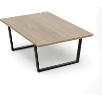 Blumfeldt Bearsdon Eettafel en loft - Tafelblad - 120 X 80 cm - Gemaakt van multiplex - Den