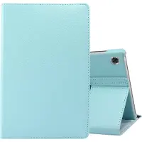 Rico Vitello Hoesje geschikt voor Apple iPad 2017/2018 9.7 inch 360° Draaibare Wallet case /flipcase stand/ hardcover achterzijde/ kleur Lichtblauw