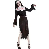 Boland - Kostuum Zombie nun (S) - Volwassenen - Zombie;Non - Halloween - Zombie - Non - Horror