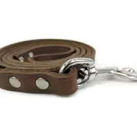 Brekz Leren looplijn bruin 160 cm x 16 mm