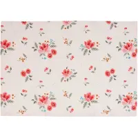 Clayre & Eef Cremekleurige Placemat 6 stuks 48*33 cm SPL LRC40