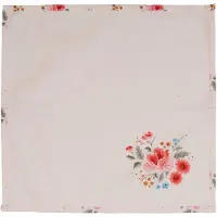 Clayre & Eef Cremekleurige Servetten 6 stuks 40*40 cm SPL LRC43