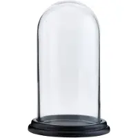 Clayre & Eef Zwarte Stolp Ø 13*21 cm 6GL1814