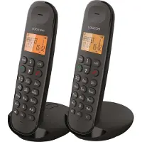 Logicom Draadloze telefoon Dect Duo Iloa 255T met antwoordapparaat Zwart