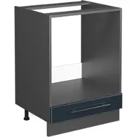 Vicco Fame-Line Keukenkasten – 60 cm, WB Antraciet Donkerblauw hoogglans