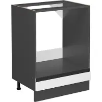 Vicco R-Line Ovenombouwkast – 60 cm, WB Antraciet Wit