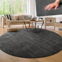 Paco Home Moderne woonkamer tapijt kortpolig wasbaar zacht uni effect bont antislip 160 cm Rund