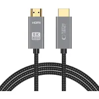 TechProtection HDMI 2.1 Kabel 8K 2 Meter Zwart