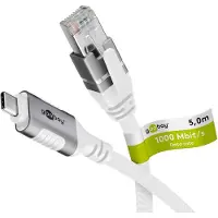 Goobay S/FTP Cat 6 - 5 meter - Wit -