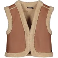 Like Flo Meisjes reversibel gilet teddy dewi -