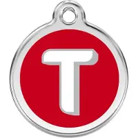 Red Dingo Hondenpenning 20 mm letter T