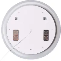 Beliani BROGNON - Badkamerspiegel met LED - Zilver - Aluminium
