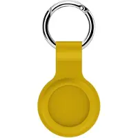 Lunso - Houder met sleutelhanger - Apple Airtags - Geel