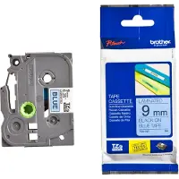 Brother TZe-521 Tape Zwart op blauw (9 mm)