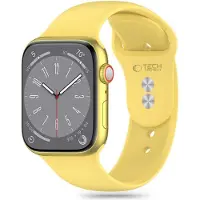 TechProtection Sport Siliconen Apple Watch 42 / 41 / 40 / 38 Mm Bandje Geel