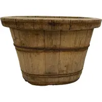 Home Sweet Home Olijfbak ovaal hout oud bruin 47 x 34 cm | 560502 | | Stoer & Sober Woonstijl