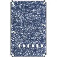 Boston BP-213-POB back plate, string spacing 11,2mm, 2 ply, standard Stallion, 86x138mm, pearl ocean blue