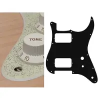 Boston ST-231-SCH pickguard, Stallion, HH, 2 pot holes, toggle switch, 2 ply, sparkling champagne