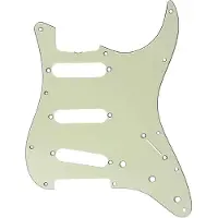 AllParts PG0554024 pickguard for Stratocaster, '62 style, 11 screwholes, 3-ply mint green (MG/B/MG)