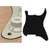 Boston ST-300-M pickguard, Stallion, no holes (only screw holes), 3 ply, mint green