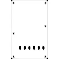 Boston BP-113-W back plate, string spacing 11,2mm, 1 ply, standard Stallion, 86x138mm, white