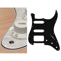 Boston ST-423-PW pickguard, Stallion, SSH, 3 pot holes, 3-5 switch, 4 ply, pearl white