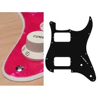 Boston ST-232-PP pickguard, Stallion, HH, 2 pot holes, 3-5 switch, 2 ply, pearl pink