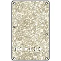 Boston BPL413-PW back plate, string spacing 11,2mm, 4 ply, standard Stallion, 86x138mm, lefthanded, pearl white