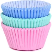 House of Marie Cupcake Vormpjes - Assorti Pastel - pk/75 - Baking Cups voor Muffins en Cupcakes