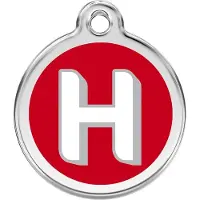 Red Dingo Hondenpenning 20 mm letter H