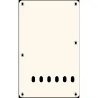 Boston BP-113-VW back plate, string spacing 11,2mm, 1 ply, standard Stallion, 86x138mm, vintage white