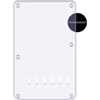 Boston BP-113-TR back plate, string spacing 11,2mm, 1 ply, standard Stallion, 86x138mm, transparent