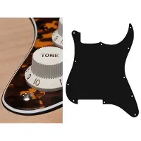 Boston ST-300-RY pickguard, Stallion, no holes (only screw holes), 3 ply, tiger yellow